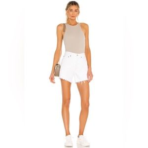 AGOLDE Parker Long Short in Panna Cotta